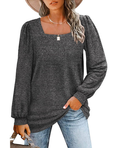 Caroline | Chic Square-Neck Top