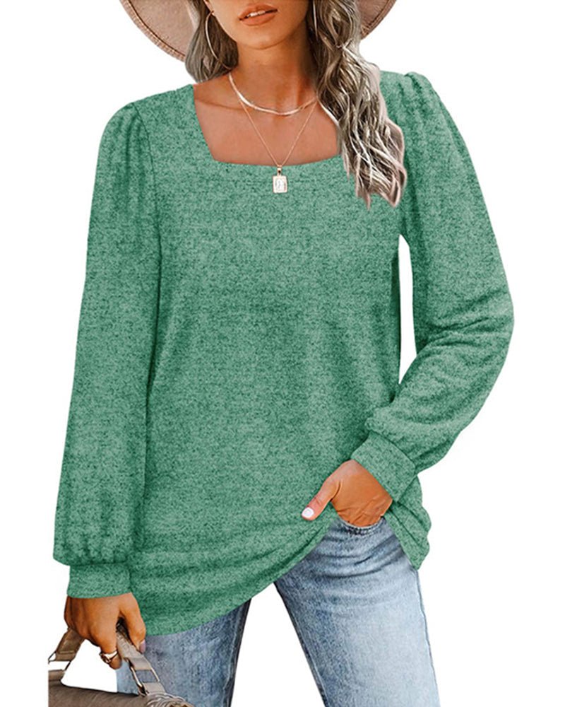 Caroline | Chic Square-Neck Top