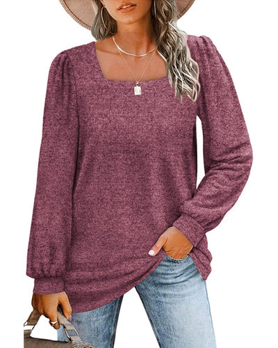 Caroline | Chic Square-Neck Top