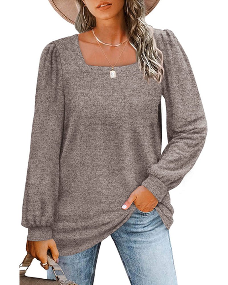 Caroline | Chic Square-Neck Top