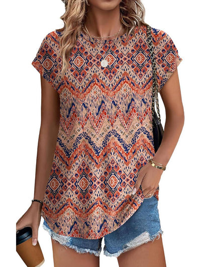 Necie | Chic Printed Top