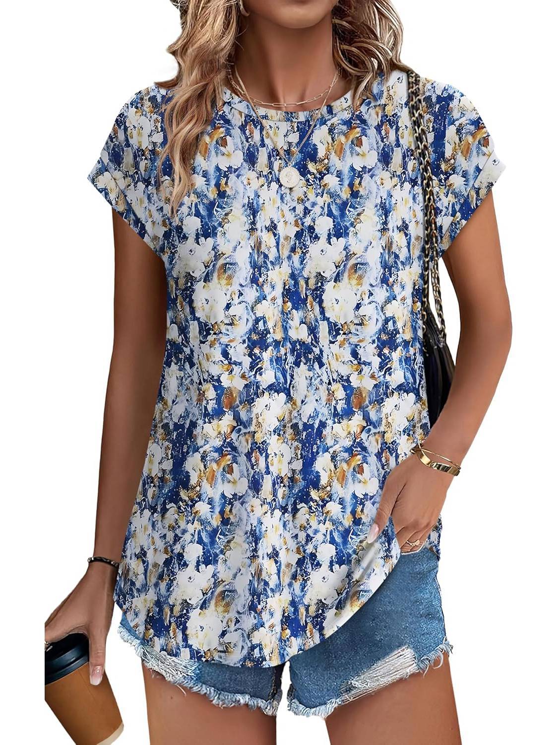 Necie | Chic Printed Top