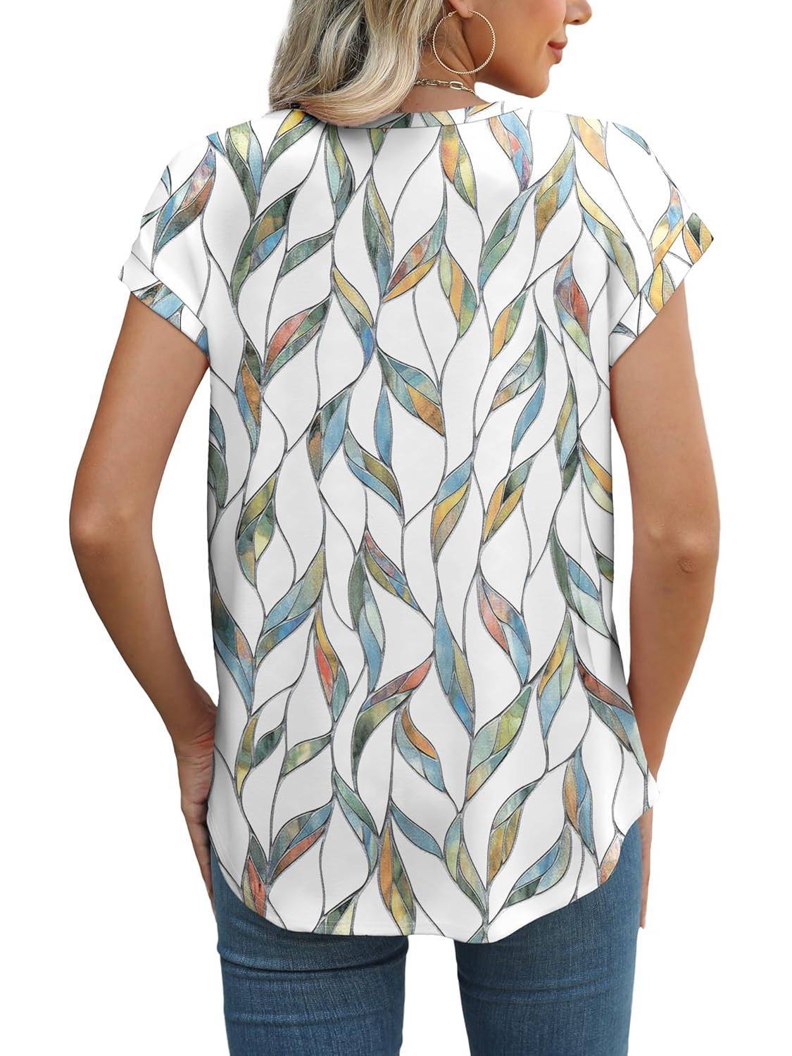 Necie | Chic Printed Top