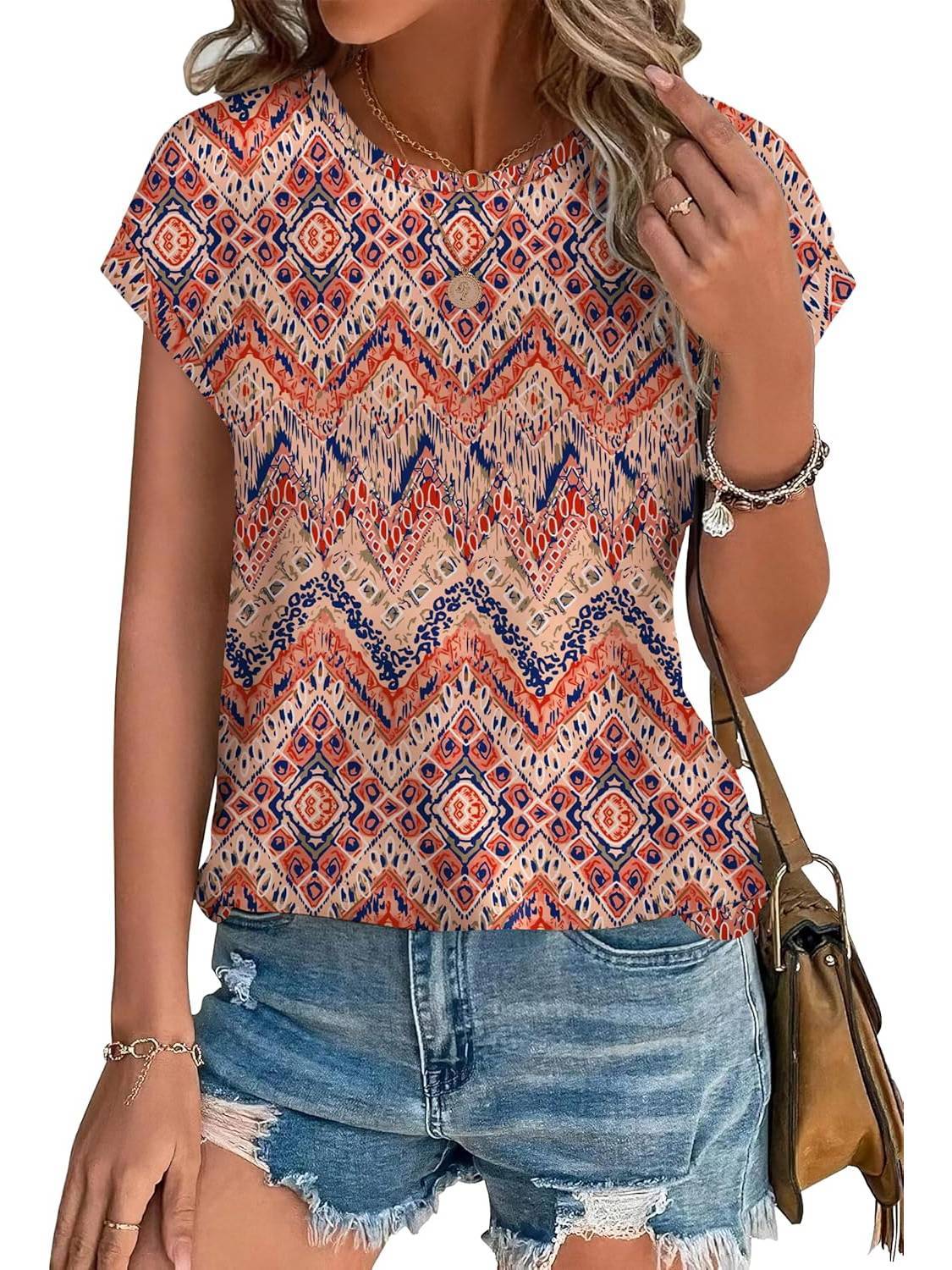 Necie | Chic Printed Top
