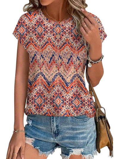 Necie | Chic Printed Top