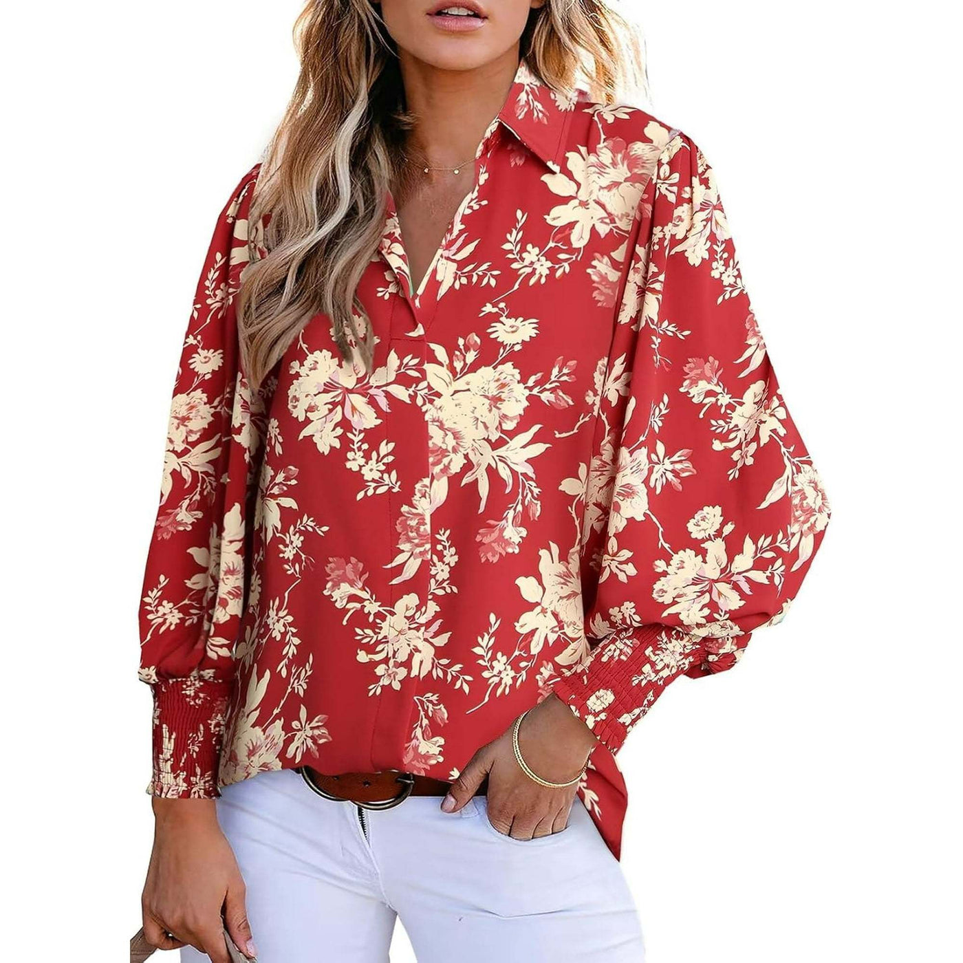 Charie | Elegant Paisley Top