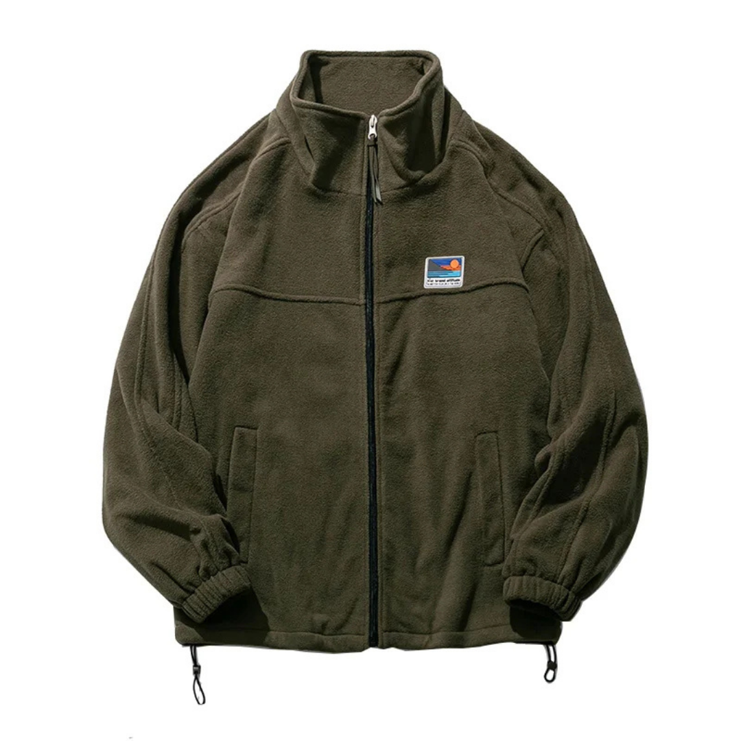 Men's Highly closed winter zipper Jacket | Long -sleeved