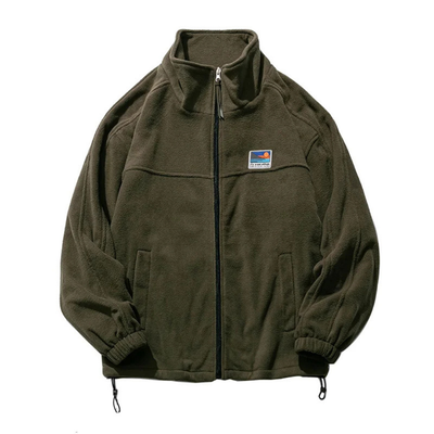 Men's Highly closed winter zipper Jacket | Long -sleeved