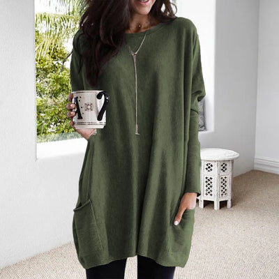 Stylish and versatile sweater for everyday life in unified with pockets