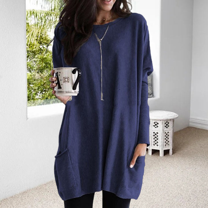 Stylish and versatile sweater for everyday life in unified with pockets