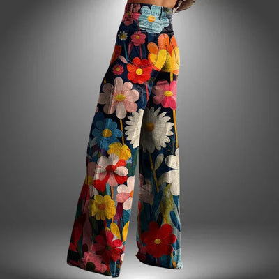 Azly - Stylish Casual Floral Pants