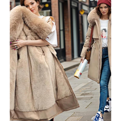 Women's warm comfortable parka jacket | Hood