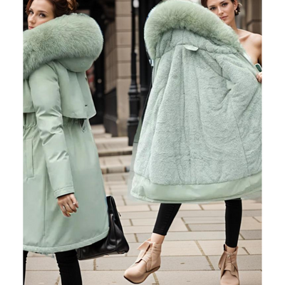 Women's warm comfortable parka jacket | Hood