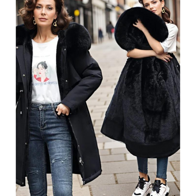 Women's warm comfortable parka jacket | Hood