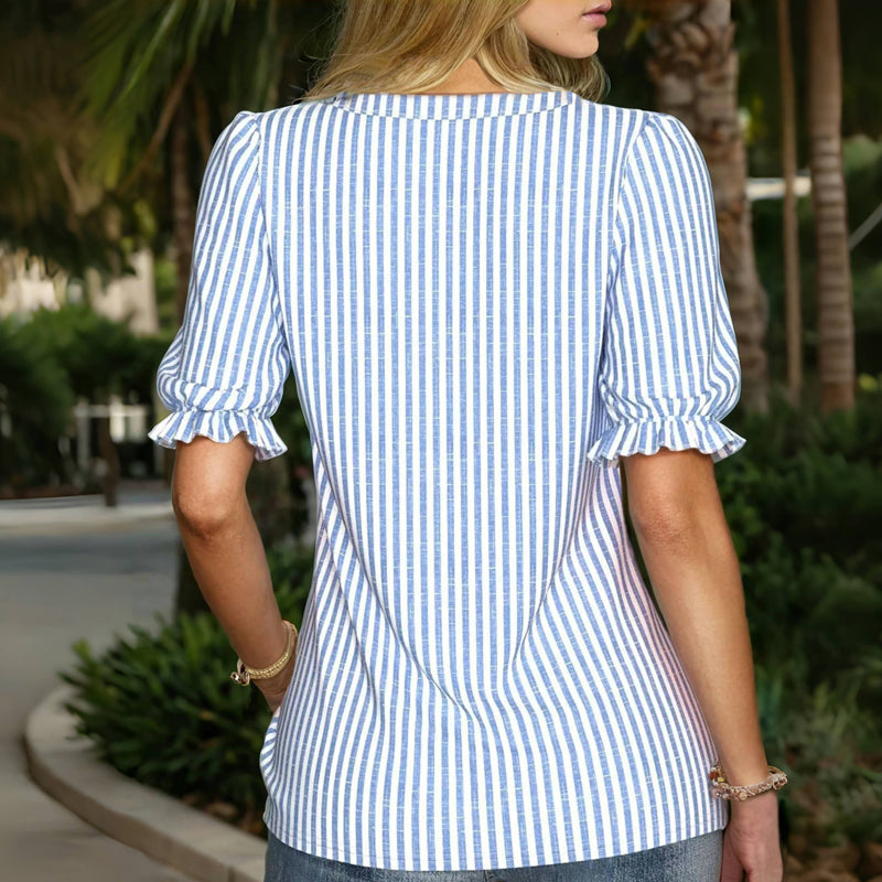 Simone | Striped Everyday Top
