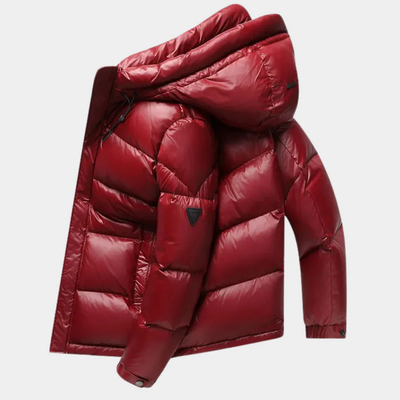 Men's windproof winter buffer jacket | Hood