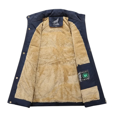 Men Winter Parka hooded jacket | zipper