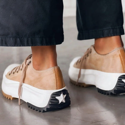 Elisa™ - Leather Platform Sneakers