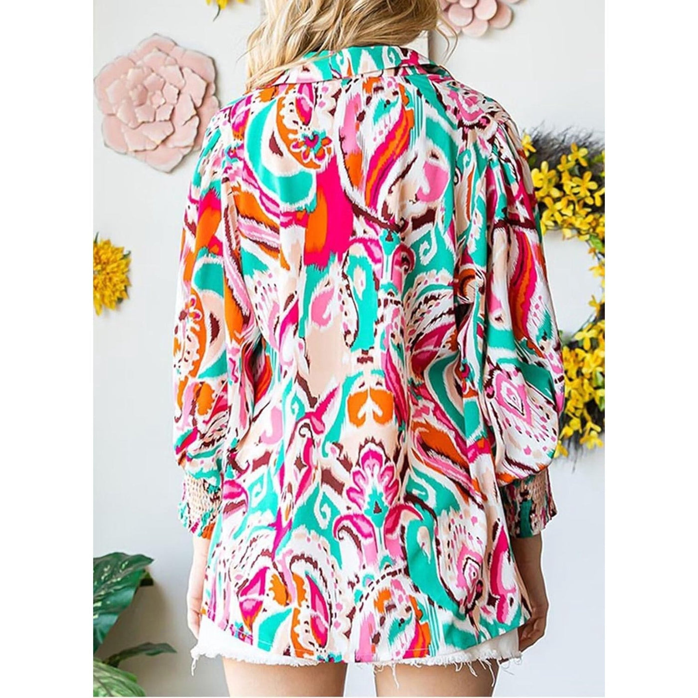 Charie | Elegant Paisley Top