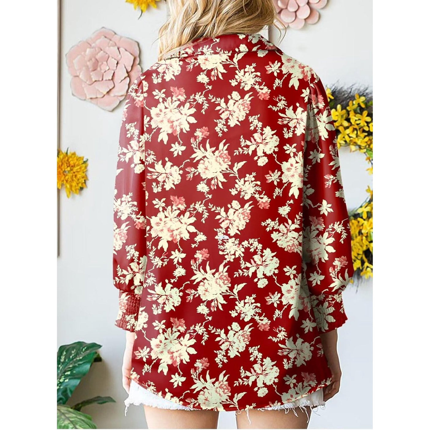 Charie | Elegant Paisley Top