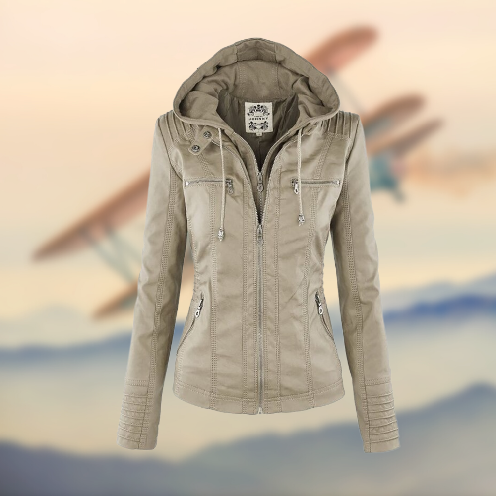 KAROLINE - The stylish and unique leather jacket