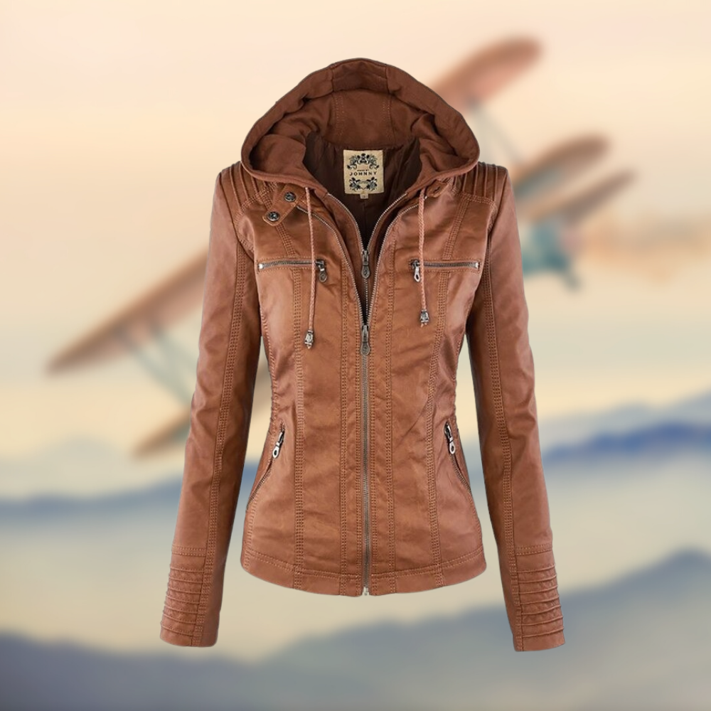KAROLINE - The stylish and unique leather jacket