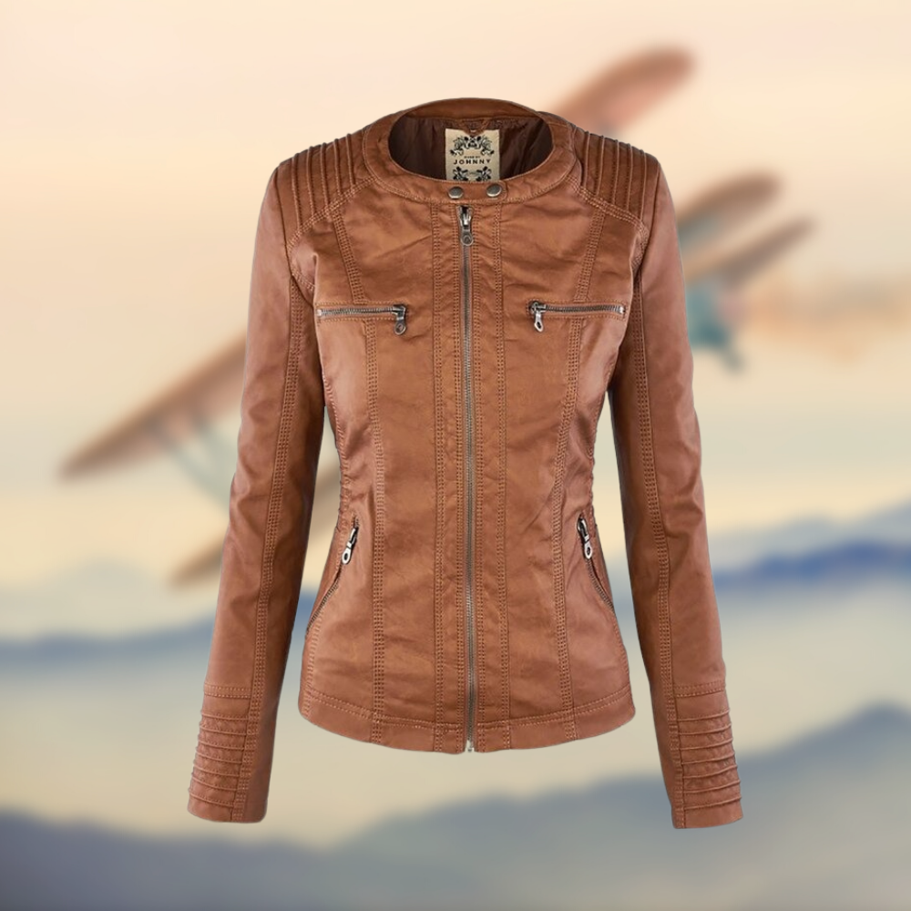KAROLINE - The stylish and unique leather jacket
