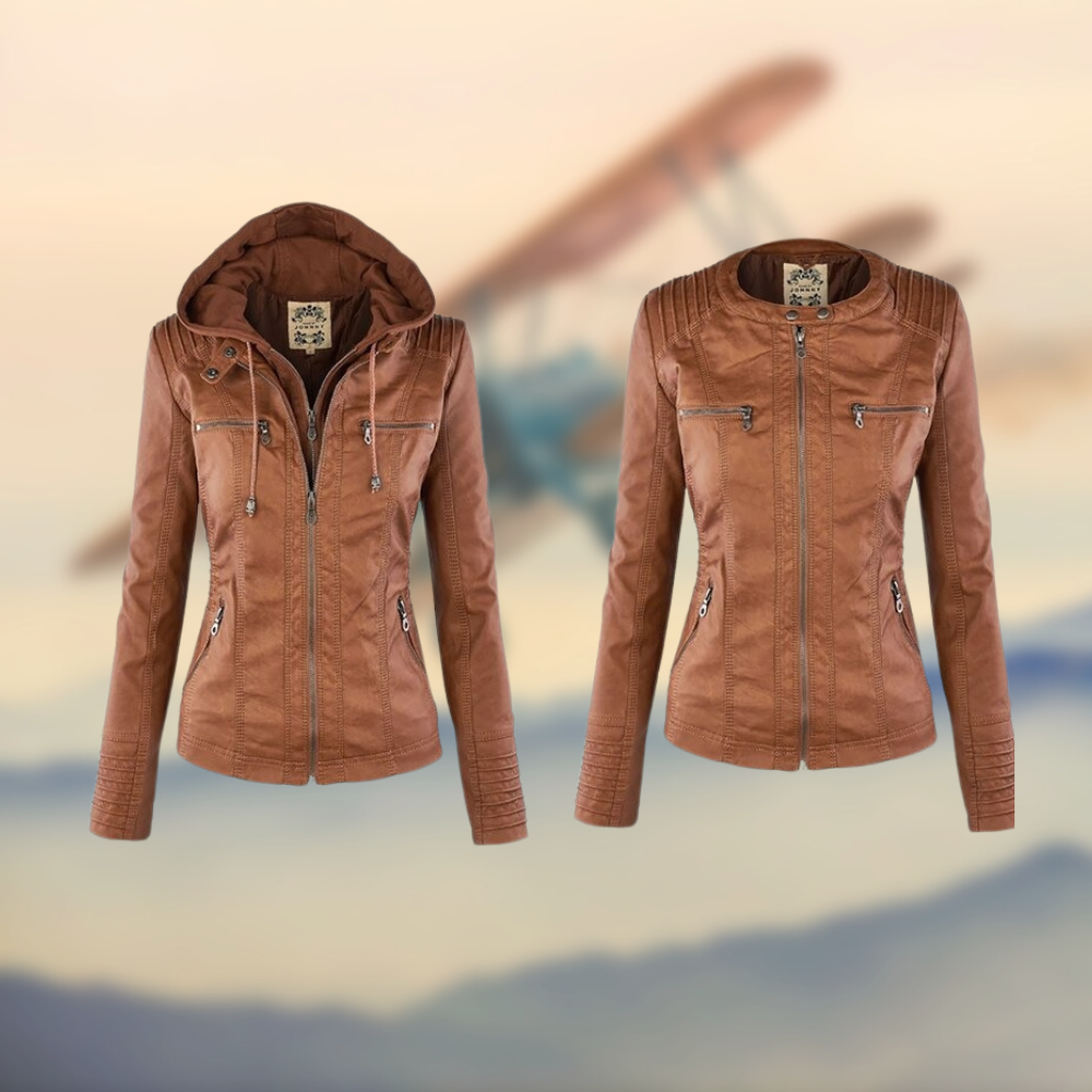 KAROLINE - The stylish and unique leather jacket