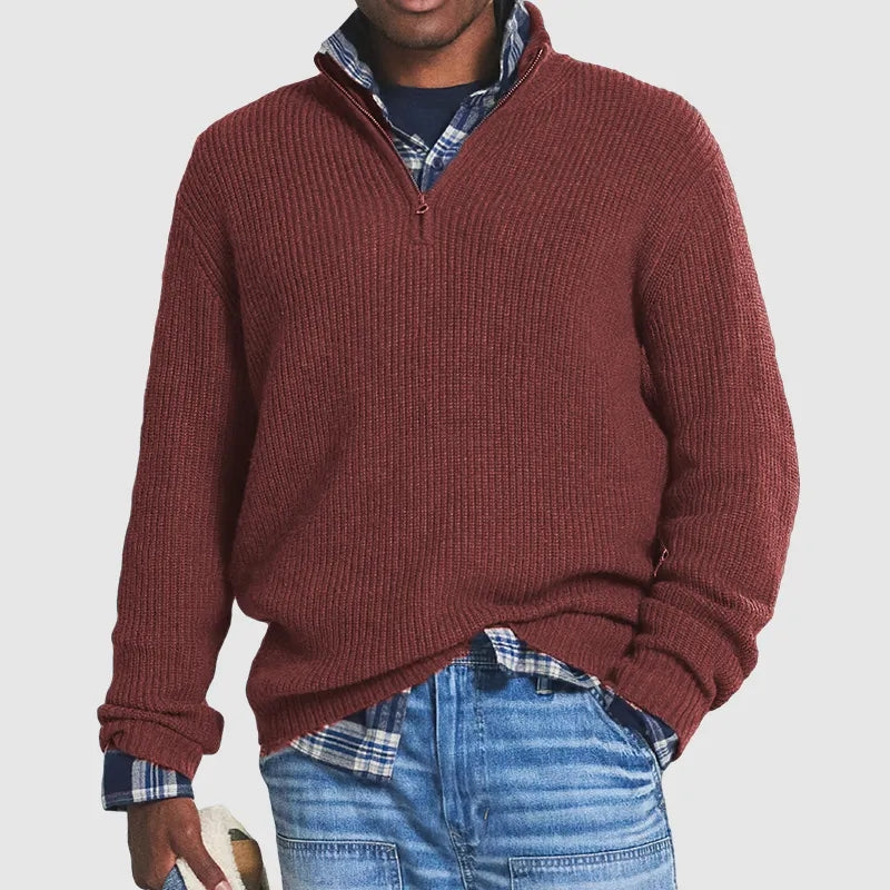 Mark | Heritage Quarter-Zip Knit Pullover