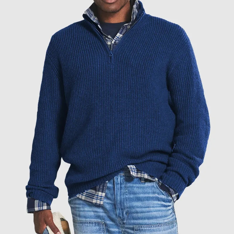 Mark | Heritage Quarter-Zip Knit Pullover