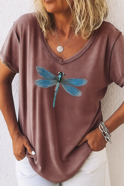 Estelle | V-Neck Art Tee