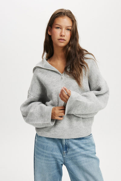 Felicia | Luxe Half Zip Top