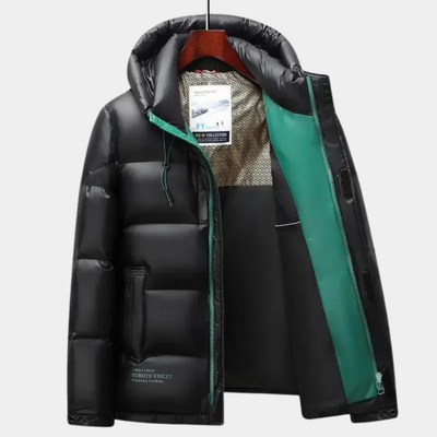 Men's windproof winter buffer jacket | Hood