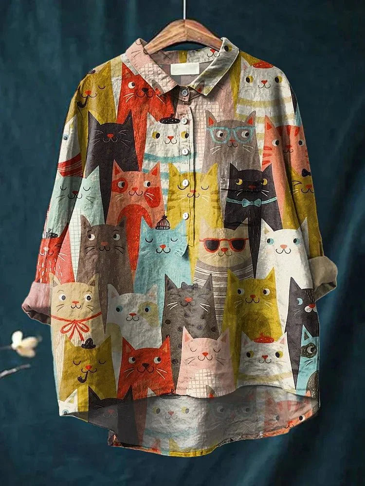 Clarano | Playful Print Blouse