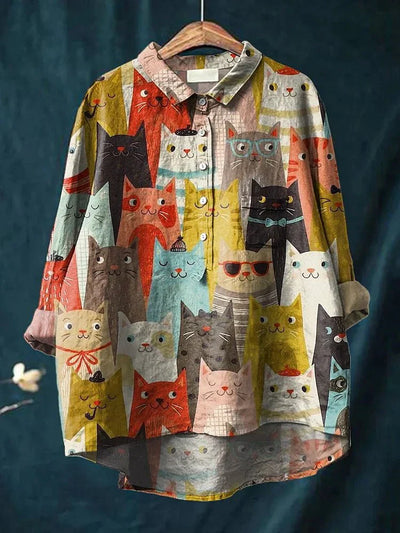 Clarano | Playful Print Blouse