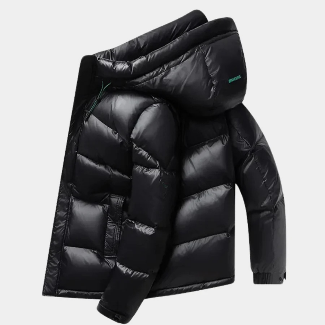 Men's windproof winter buffer jacket | Hood