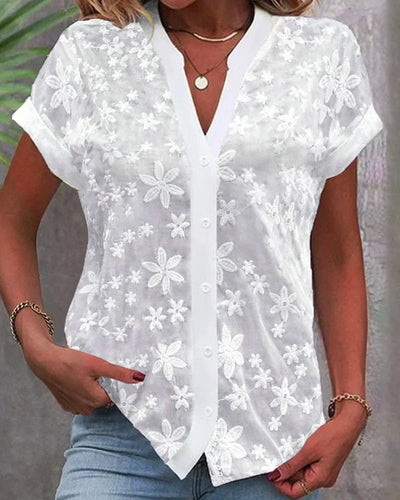 Coralie | Short-Sleeve Casual Top