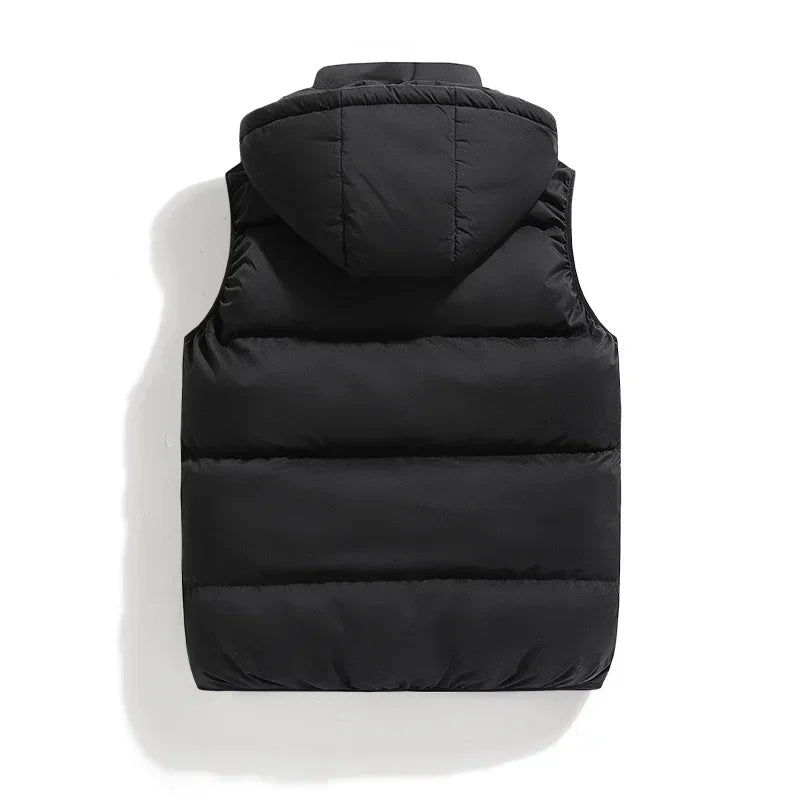 HUGO Bodywarmer | Ultra-Comfort Quilted Puffer Vest with Detachable Hood