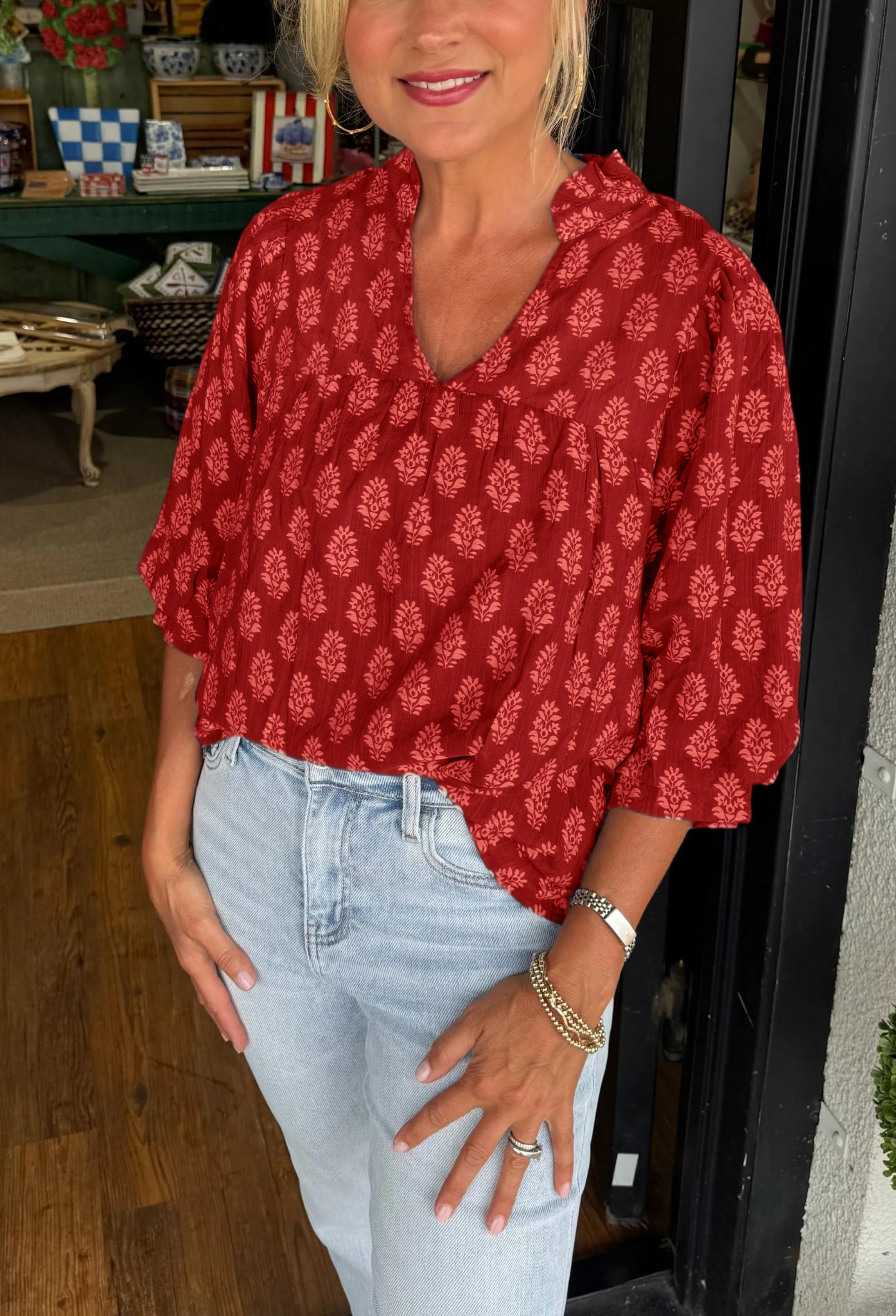 Flora | Floral Summer Blouse