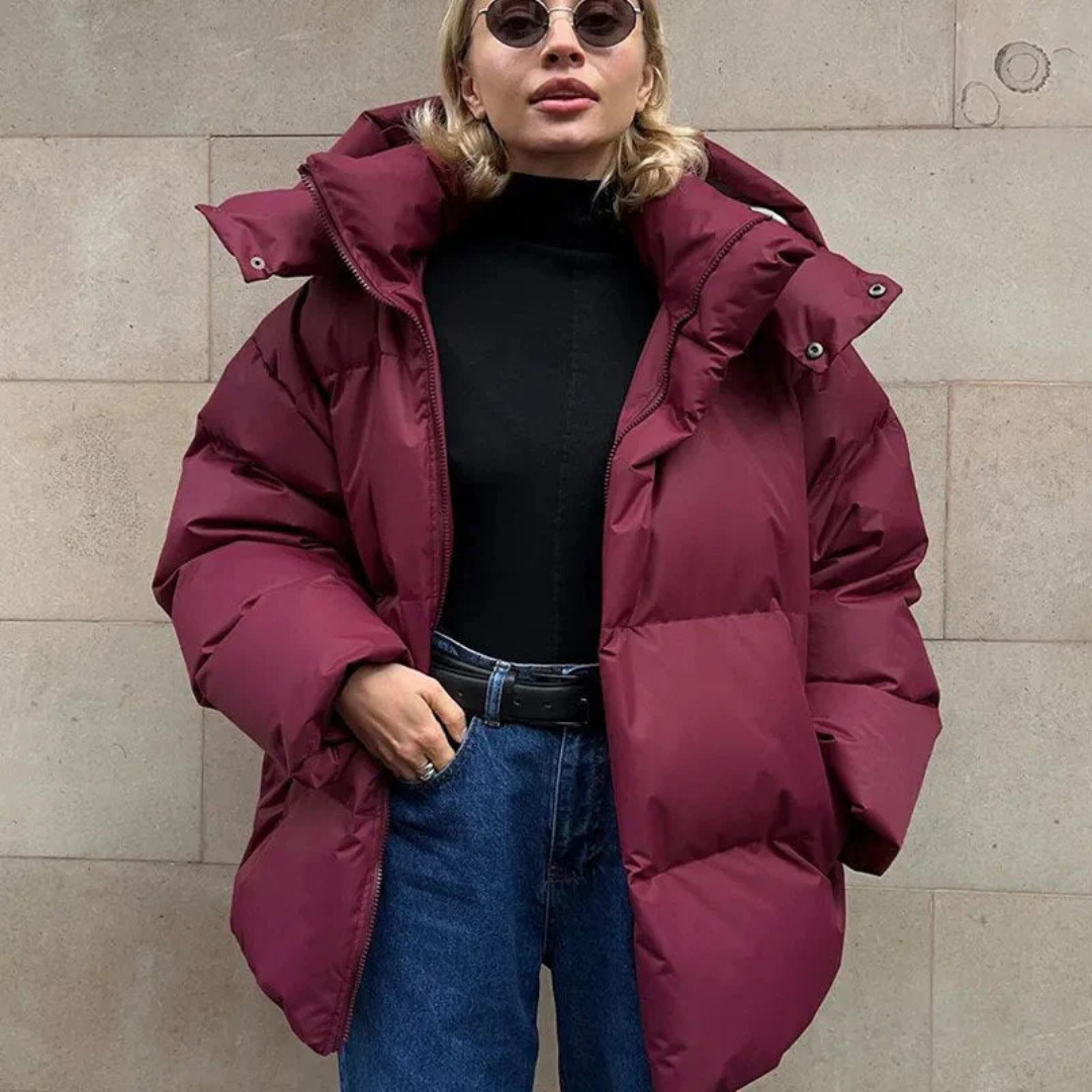 Stellianet | Women's buffer hooded jacket | Oversized