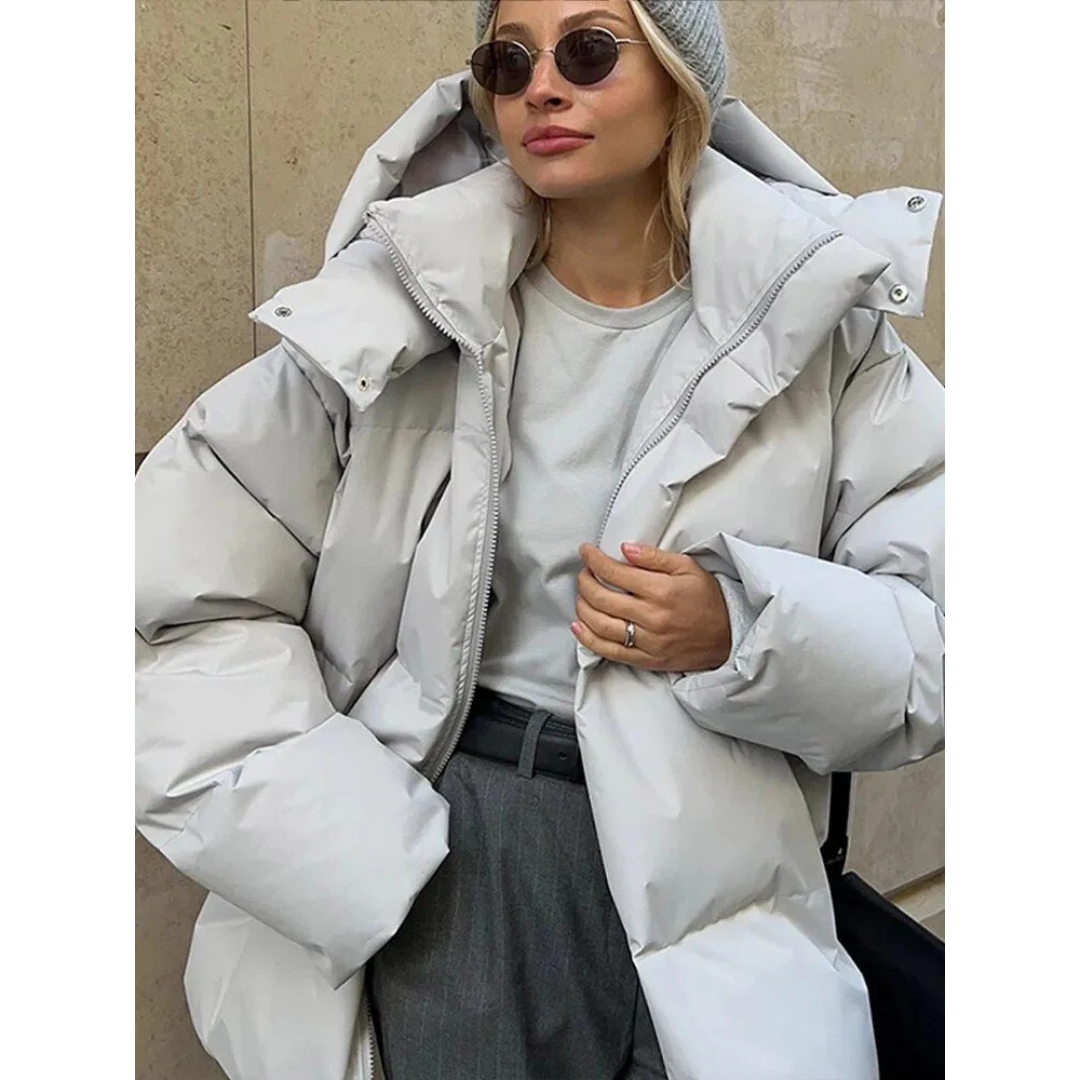 Stellianet | Women's buffer hooded jacket | Oversized