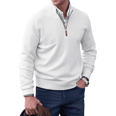 Andrew | Men’s Quarter-Zip Knit Pullover