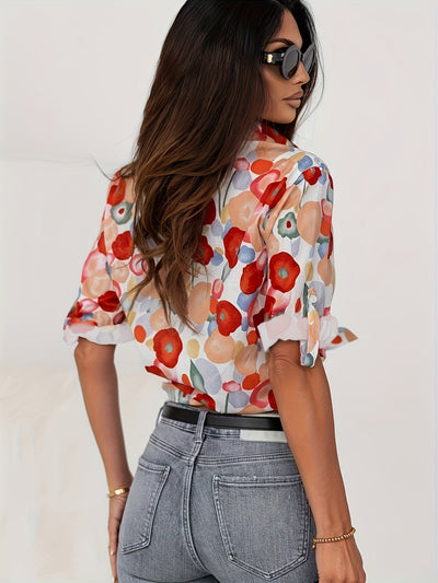 Mylene | Colourful Floral Top