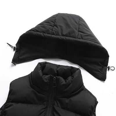HUGO Bodywarmer | Ultra-Comfort Quilted Puffer Vest with Detachable Hood