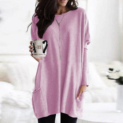 Stylish and versatile sweater for everyday life in unified with pockets