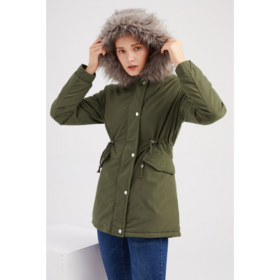 Women's hood winter parka jacket | Warmth