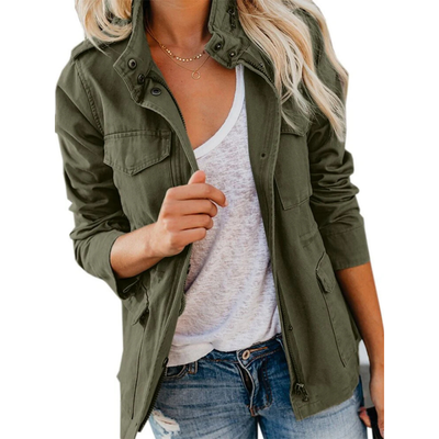 Women's zipper casual jacket | Stylish