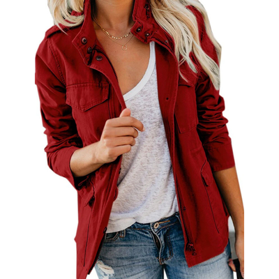 Women's zipper casual jacket | Stylish