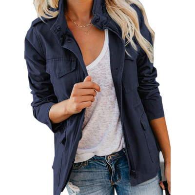 Women's zipper casual jacket | Stylish