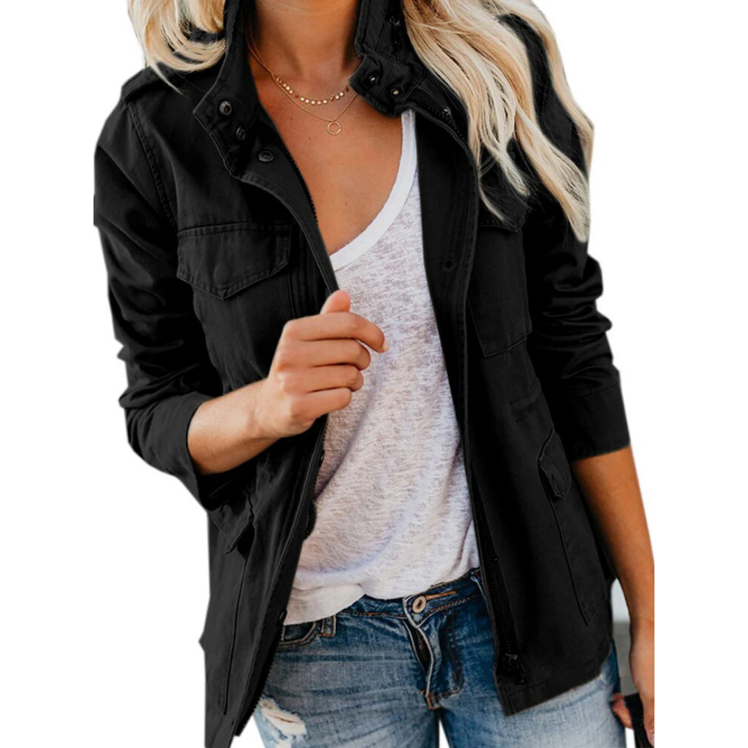 Women's zipper casual jacket | Stylish